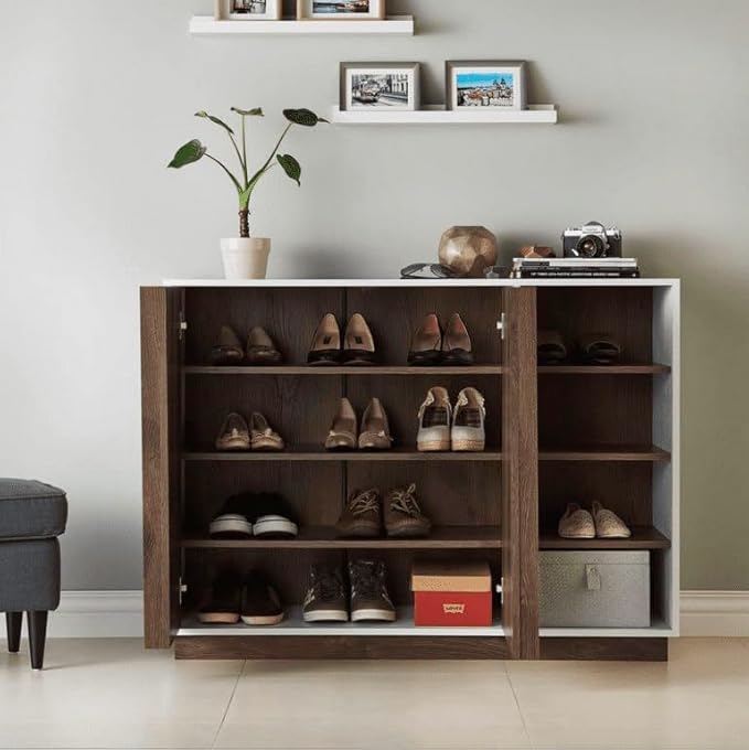 Linear Luxe Shoe Rack