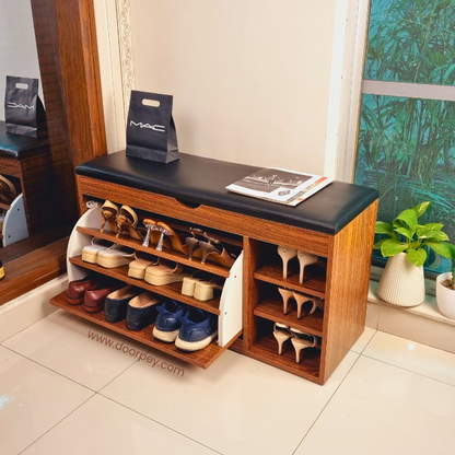 Blanche Flip Drawer Shoe Rack