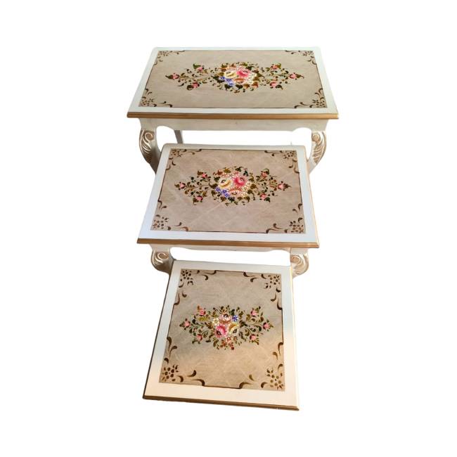 Get high quality wooden nesting tables online. Wide range of new designs available in Pakistan for free home delivery on Cash on Delivery.