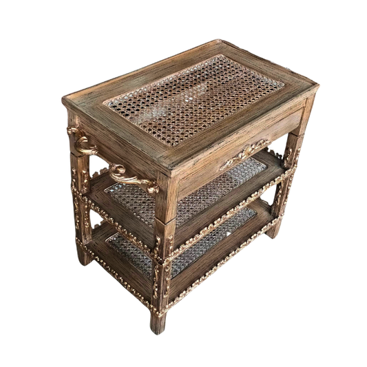 Classic Cane Trolley - With Drawer