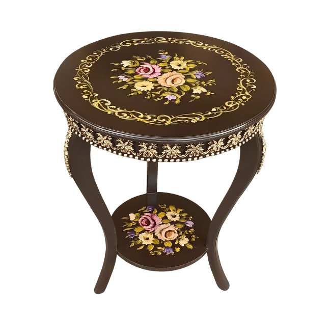 Floral Muse - French End Table