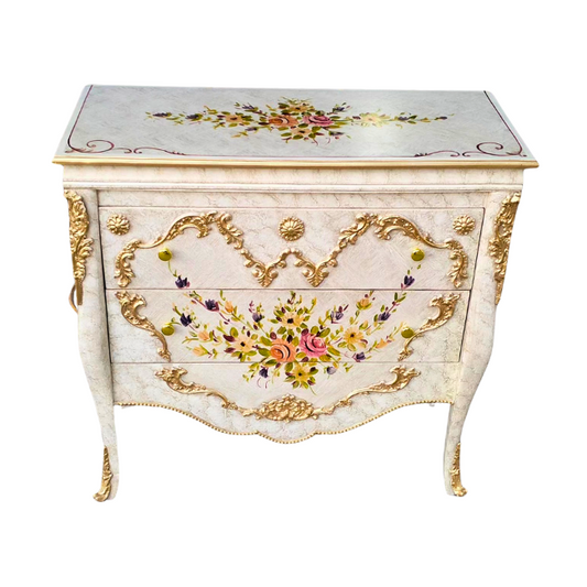 Floral Whispers - Wooden Dresser