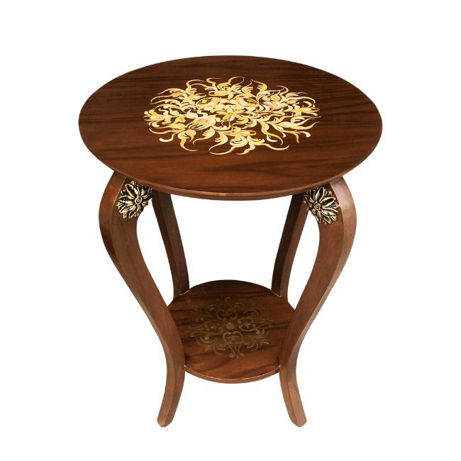 Gilded Grace - French End Table