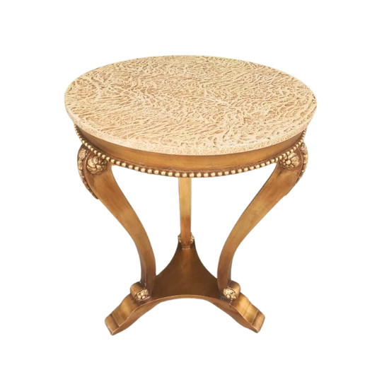 Golden Fern - French End Table