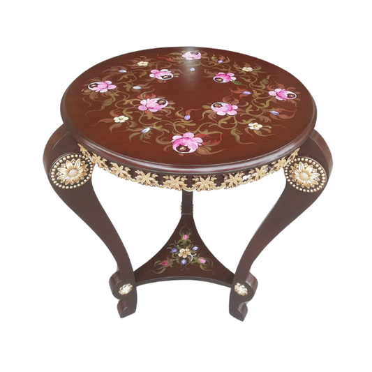 Rococo Rose - French End Table