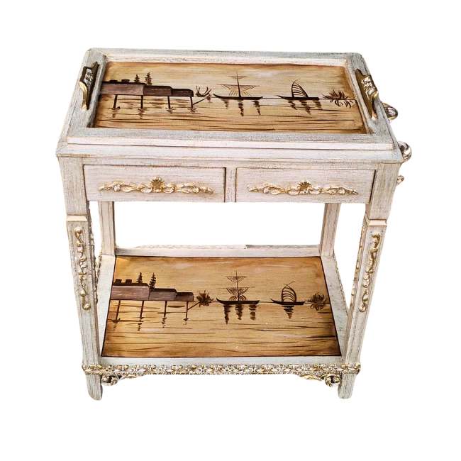 Sea Voyage Trolley - Removable Tray Top & Two Drawers