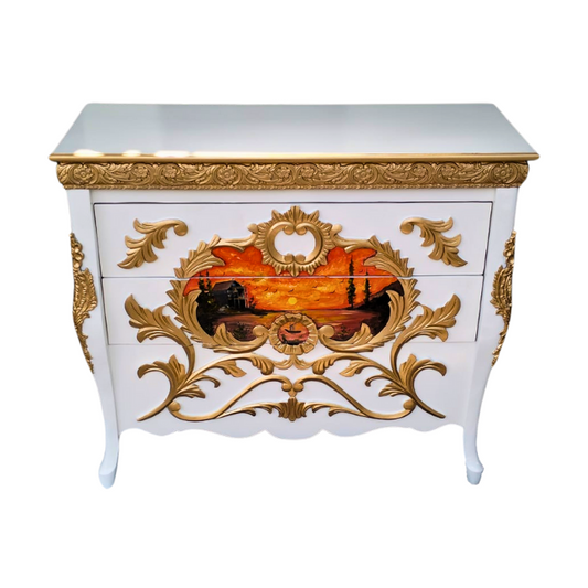 Sunset Splendor - Wooden Dresser