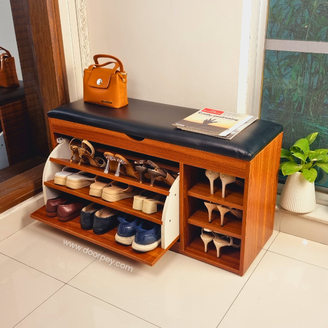 Blanche Flip Drawer Shoe Rack