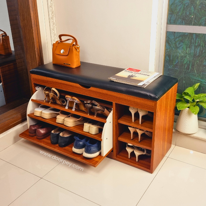 Blanche Flip Drawer Shoe Rack