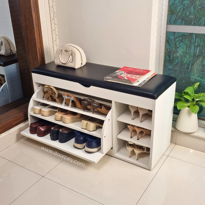 Blanche Flip Drawer Shoe Rack